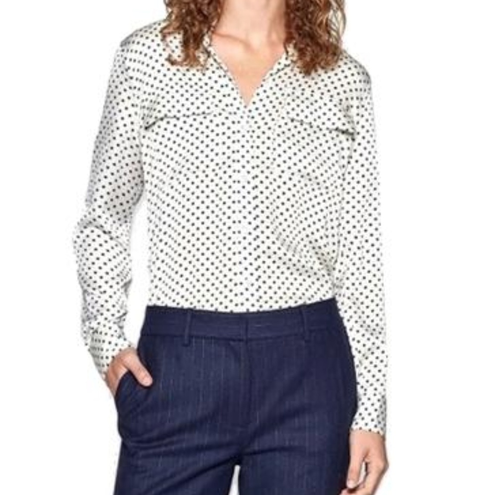 equipment slim signature shirt